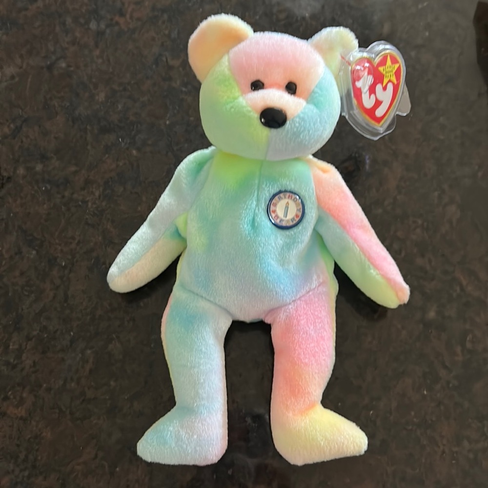 Birthday Beanie Baby Bear
